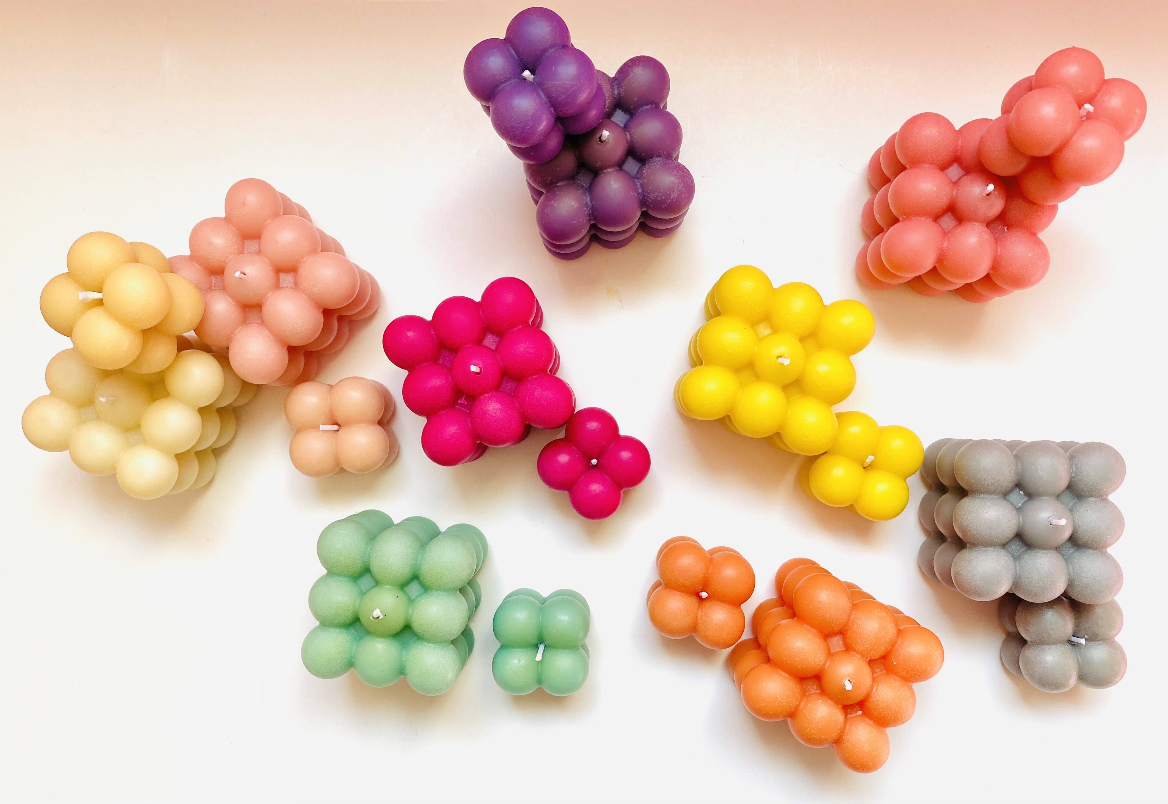 Maple + Love - Wholesale Novelty Candle - Colourful Bubble Beeswax Candle6