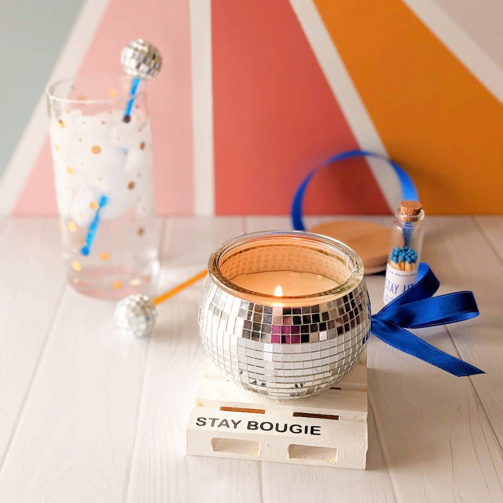 Bougie Vida - Wholesale Jar/Filled Candle - Disco Ball Soy Candle - 10 oz4
