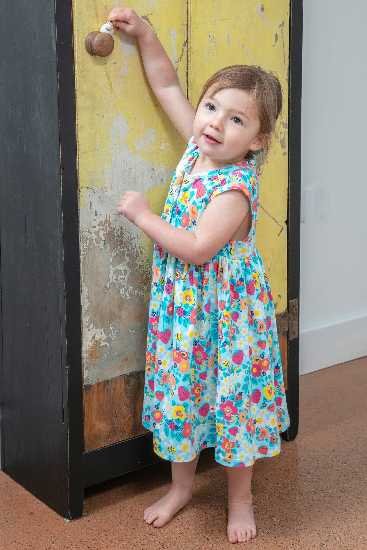 Piccalilly - Wholesale Dress - Kids - DRESS -  Strawberry Fields3