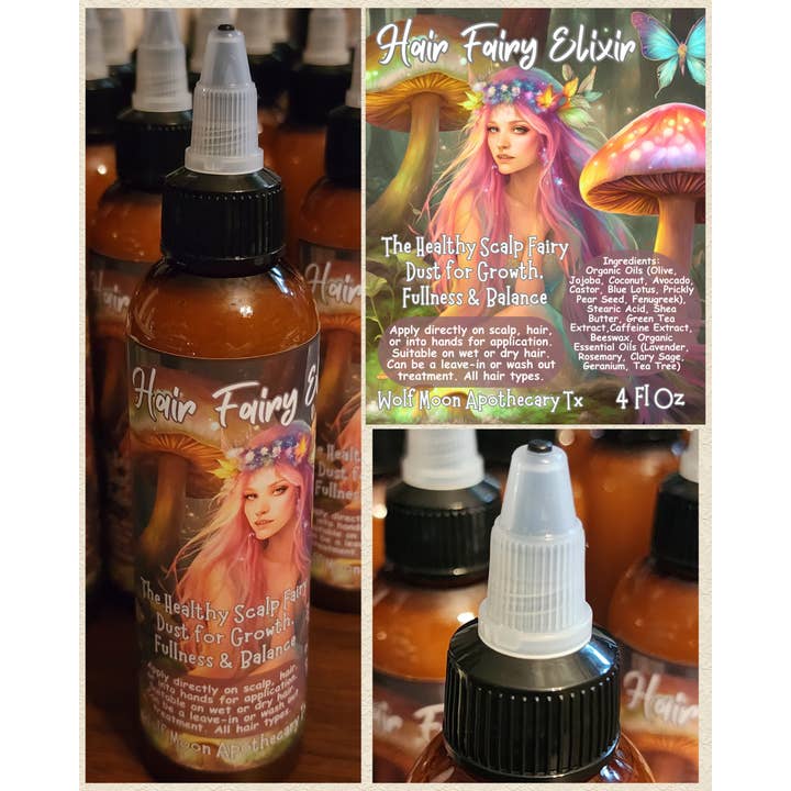 Wolf Moon Apothecary Tx - Wholesale Hair Oil - Hair Fairy Elixir | Natural | Organic | All Hair Types 1