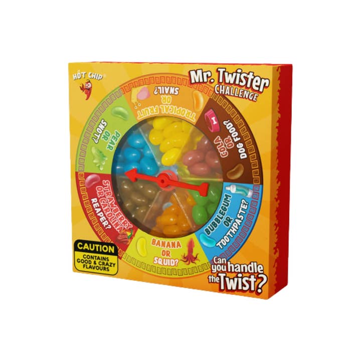 Hot Chip Mr. Twister Roulette challenge 24x120g pour la vente par CargoPirate