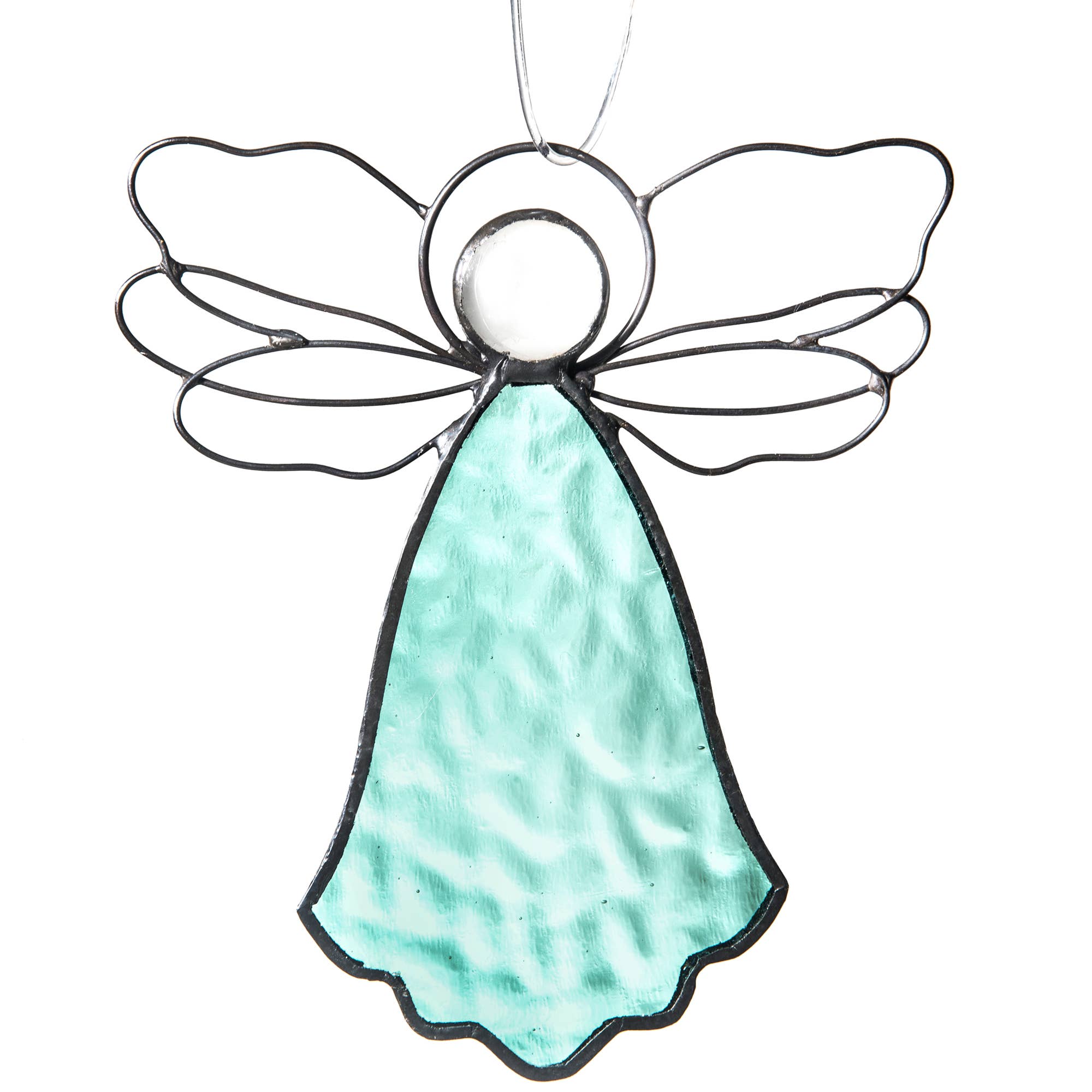 J Devlin Glass Art & Bert Anderson Collection - Wholesale Ornament - Angel Ornament Sun Catcher Stained Glass Christmas Orn 3039