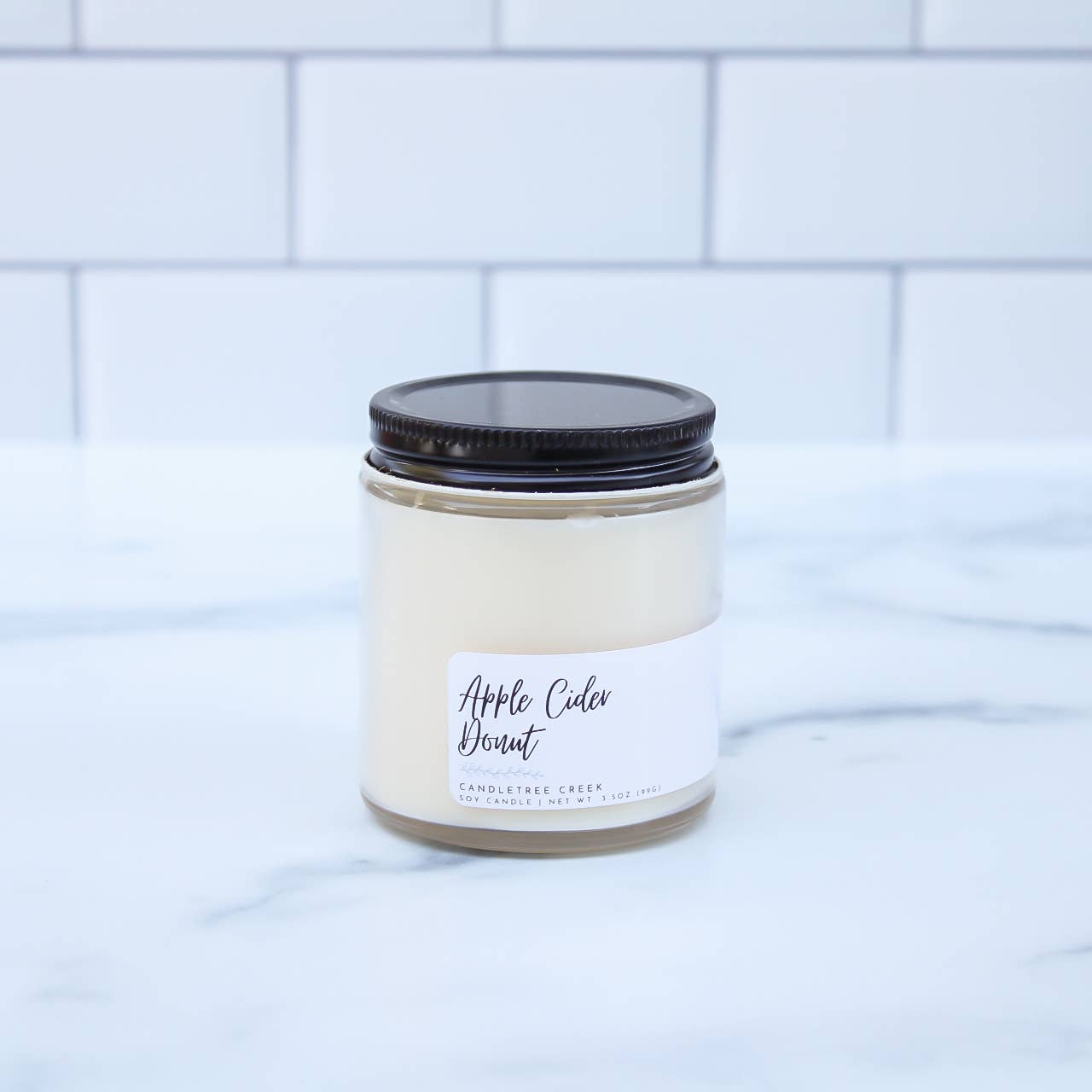 Candletree Creek - Wholesale Jar/Filled Candle - Apple Cider Donut 3.5oz Candle4