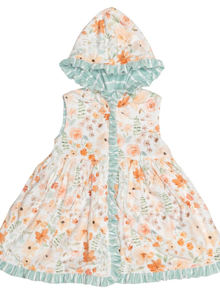 Mindy Wende-Badeanzug mit Blumenmuster für Mädchen für den Großhandel von Khloe jean clothing