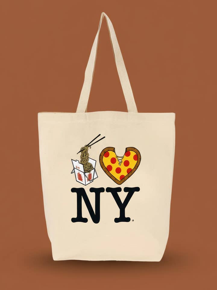 Lo Mein Pizza Large Tote for wholesale by PiccoliNY