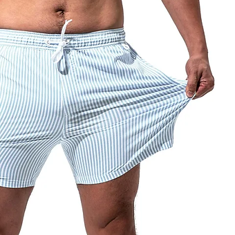 Revyl and Rav - Wholesale Swim Shorts - Men's - Tan Through Men’s Swim Trunks – Horizon Striped1