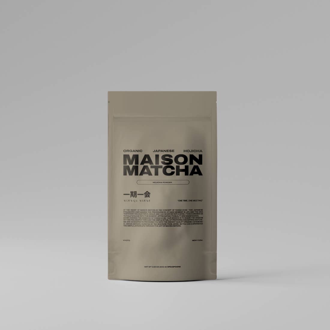 MAISON MATCHA – wholesale Hälsoté/Detoxté – Ekologiskt japanskt Hojicha-pulver från MAISON MATCHA