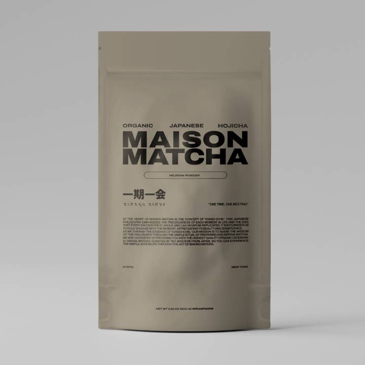 MAISON MATCHA – wholesale Hälsoté/Detoxté – Ekologiskt japanskt Hojicha-pulver från MAISON MATCHA0