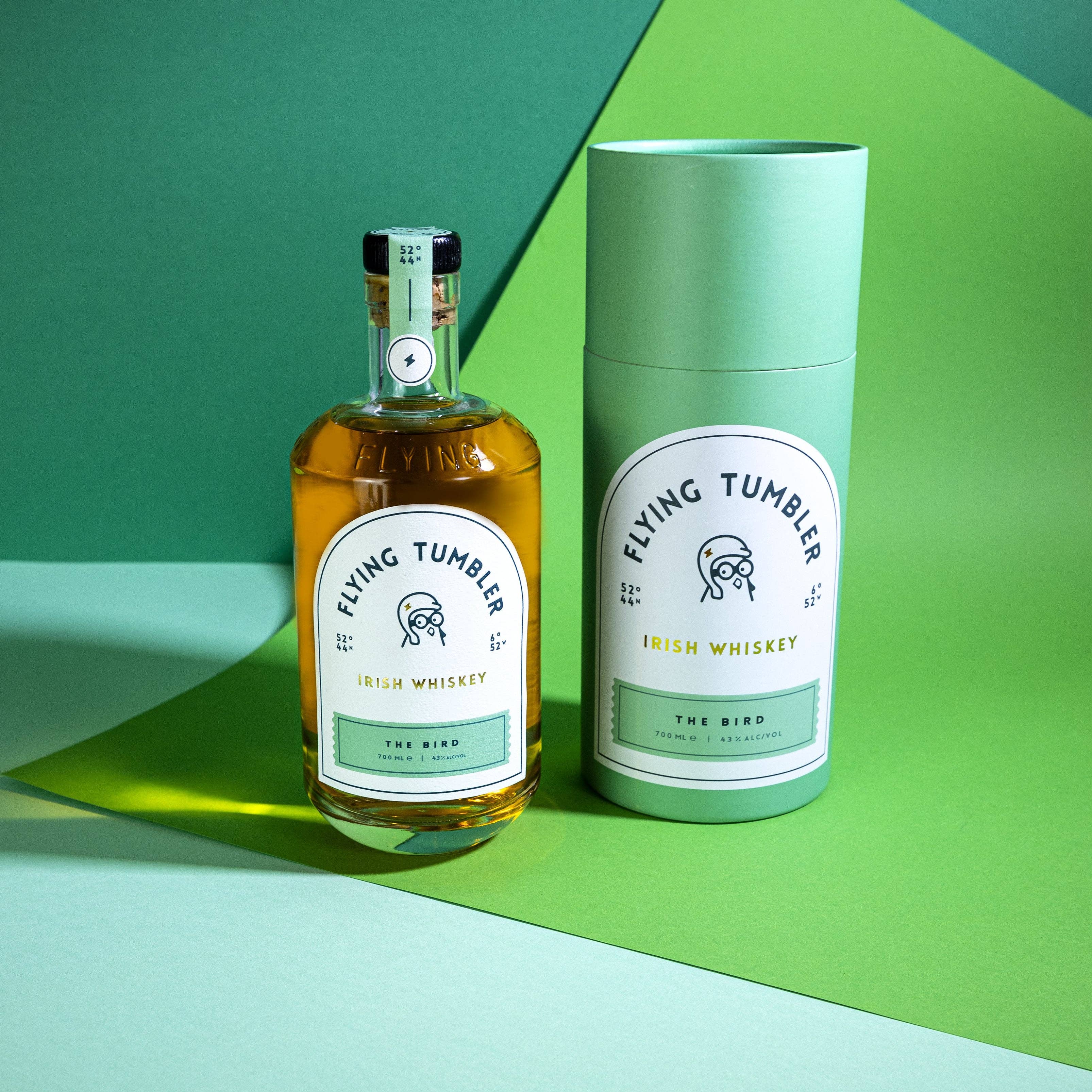 Flying Tumbler Irish Whiskey - Wholesale Whiskey - The Bird Blended Irish Whiskey, 43% ABV, 70cl5