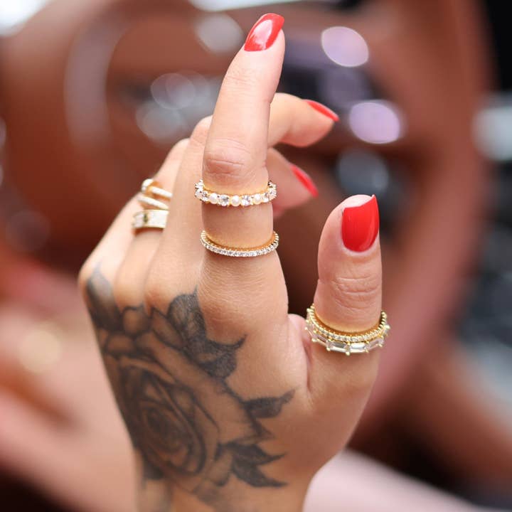 BLAIR - Wholesale Band/Stacked Ring - Ayla Set - Spirit of Love2