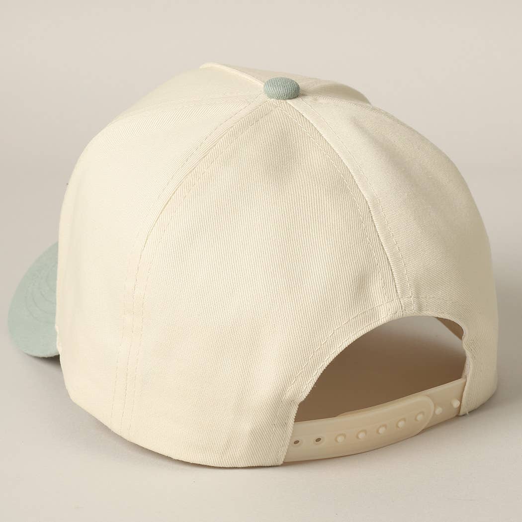 Fashion City - Wholesale Truckerpet - Uniseks - Zet het op de rekening van mijn moeder geborduurde tweekleurige hoed22