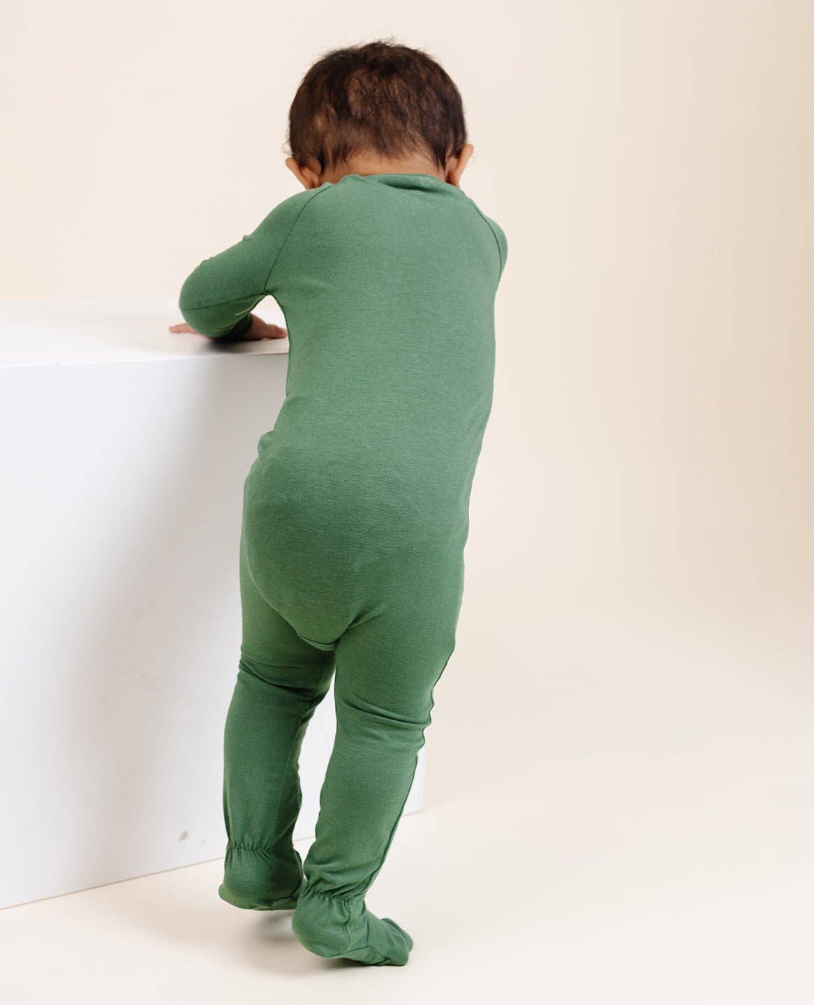 Lark - Wholesale Sleepsuit - Baby - Ultimate Zip Footie in Moss3