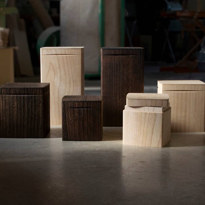 KIRI RICE STOCKER Beeswax Finish for wholesale by Japacolle — Japan Collections | See Latest News in "About"