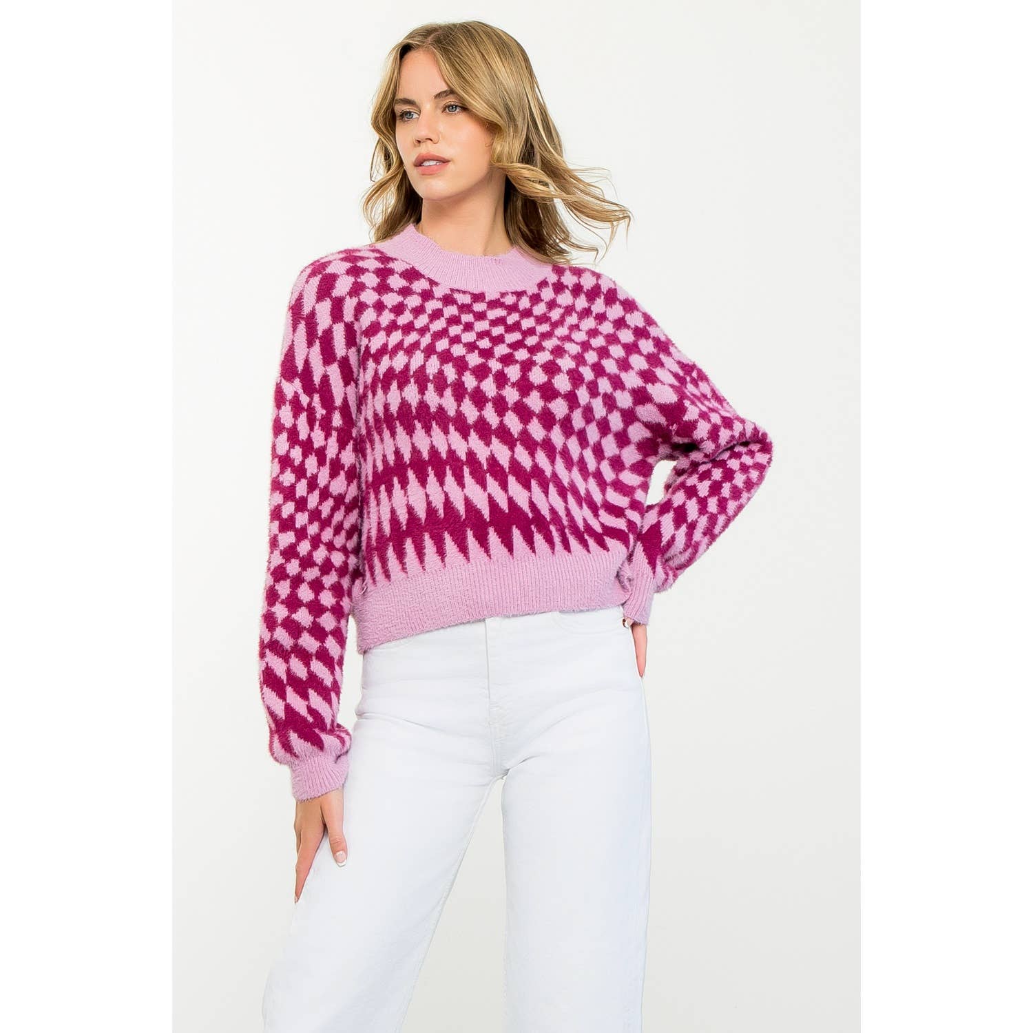 LILAS Pull à col montant en vente sur Faire1