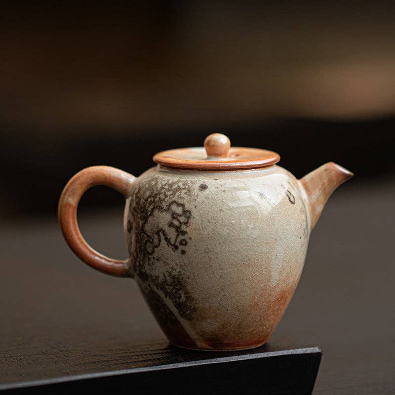 Gohobi （We cover U.S. import duties） - Wholesale Tea Pot - Gohobi Handmade Black Ink Hand-painted Cat Teapot 0020