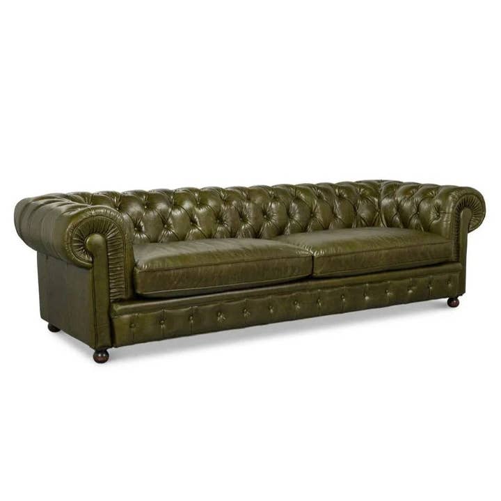 Canapé en cuir pleine fleur Savile pour la vente par LOOMLAN