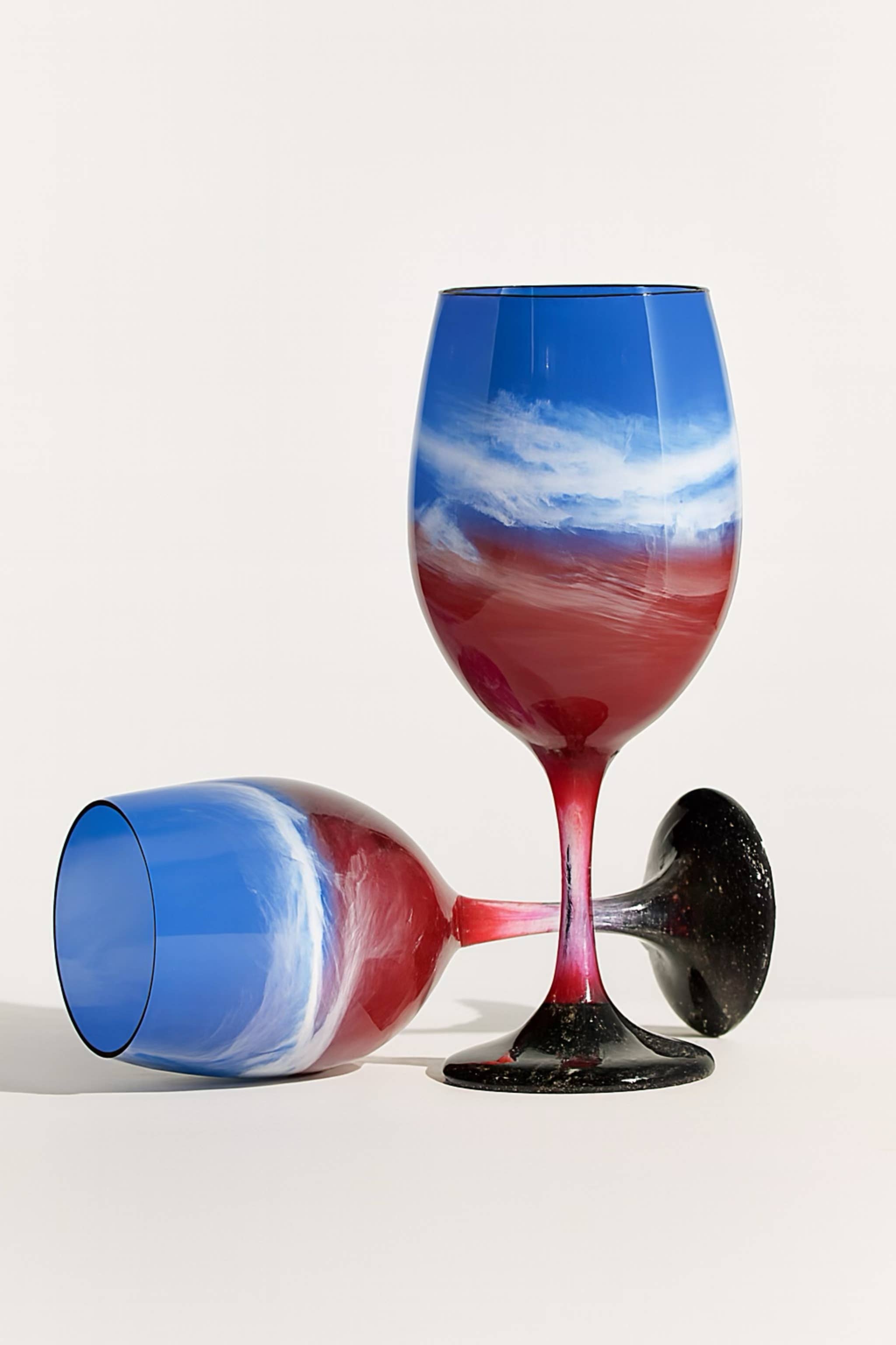 Joie De Vino Glassware - Wholesale Wine glass - Artisan Patriot Sky Wine Glasses & Drinkware