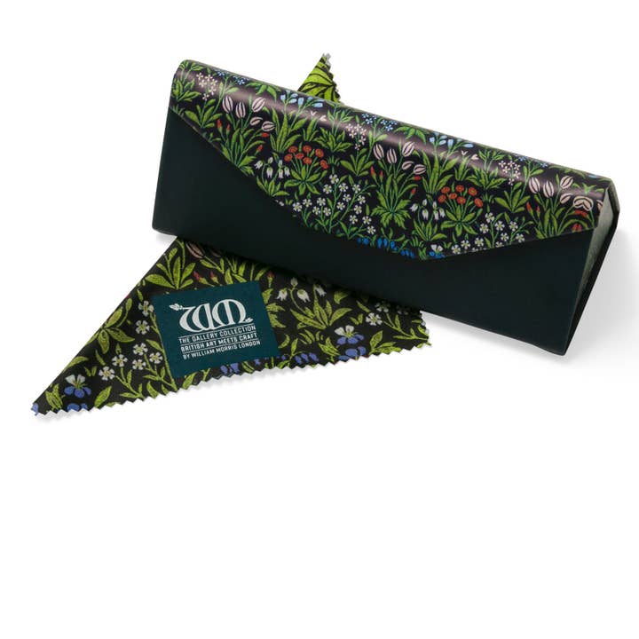 Custodia per occhiali William Morris - Millefleurs per la vendita all'ingrosso da parte di Retropeepers Ltd