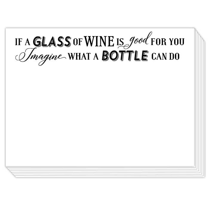 If A Glass Of Wine Is Good For You Slab Pad for wholesale by RosanneBeck Collections