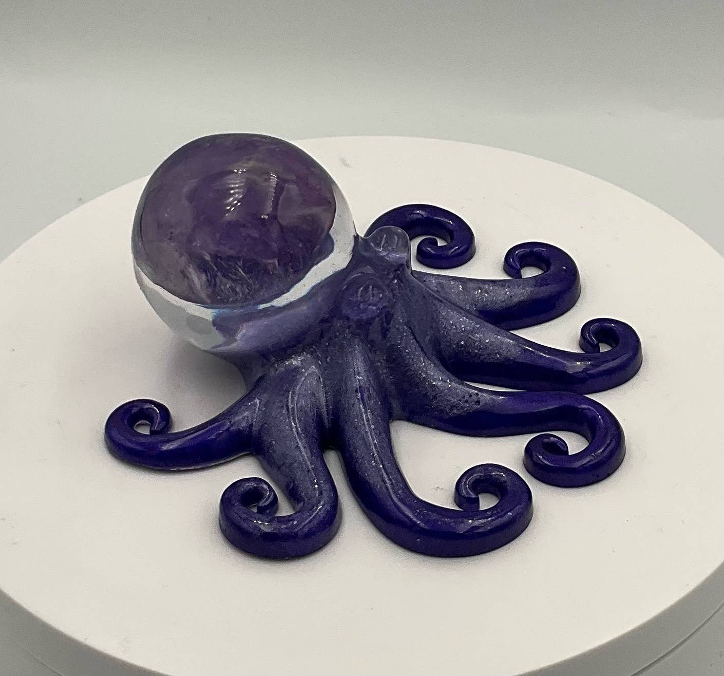 Seriously Perfect Finds, LLC - Wholesale Decorative Figurine - Octopus Figurine with Amethyst Crystal3