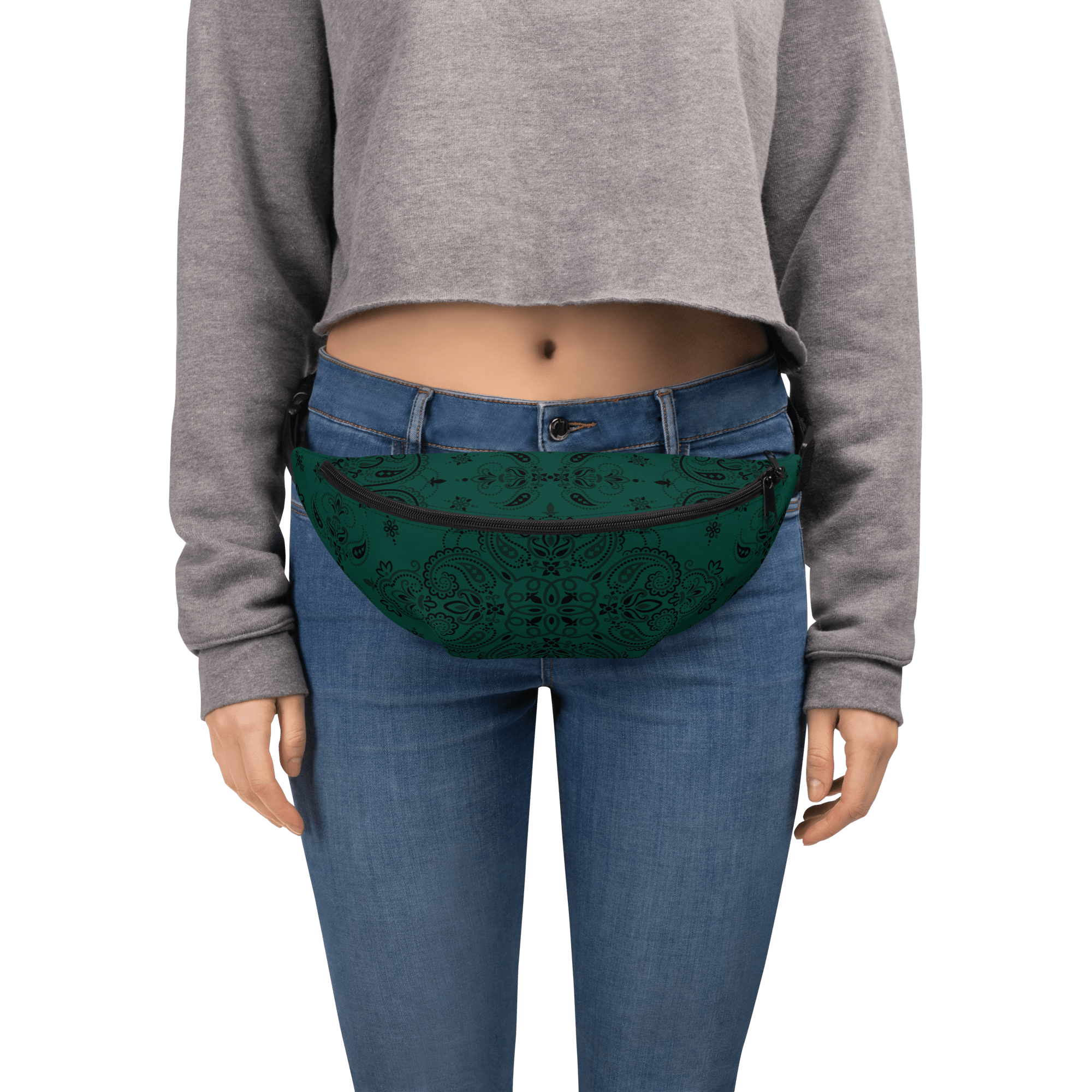 Goth Cloth Co. - Wholesale Belt Bag - Women's - Poison Paisley Fanny Pack1