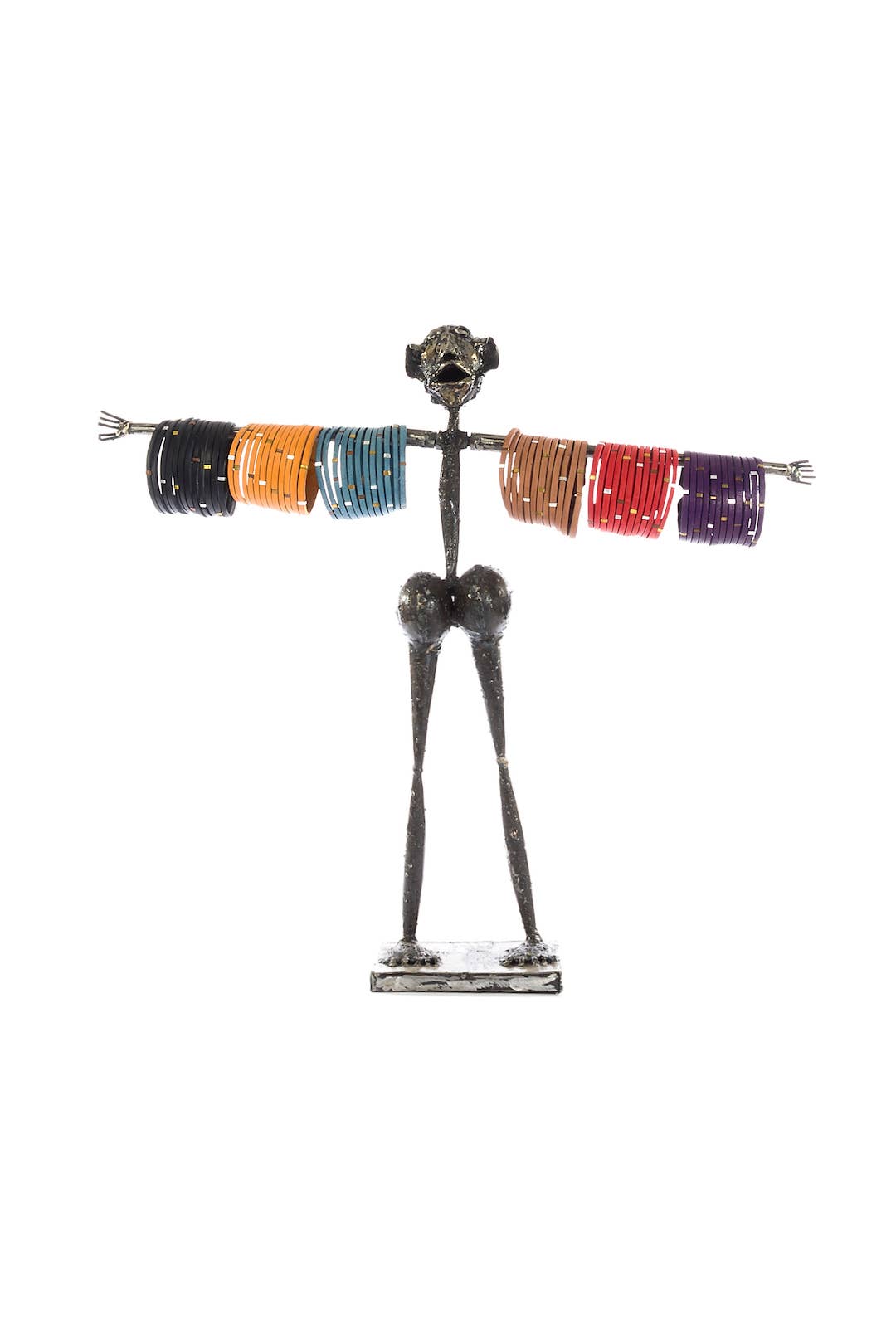 African Modern - Wholesale Jewelry Stand & Display - Kenyan Metal Mama Jewelry Displays2