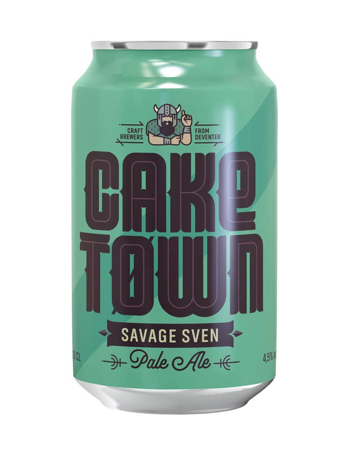 Savage Sven Pale Ale for wholesale by CakeTown Craft Brewers