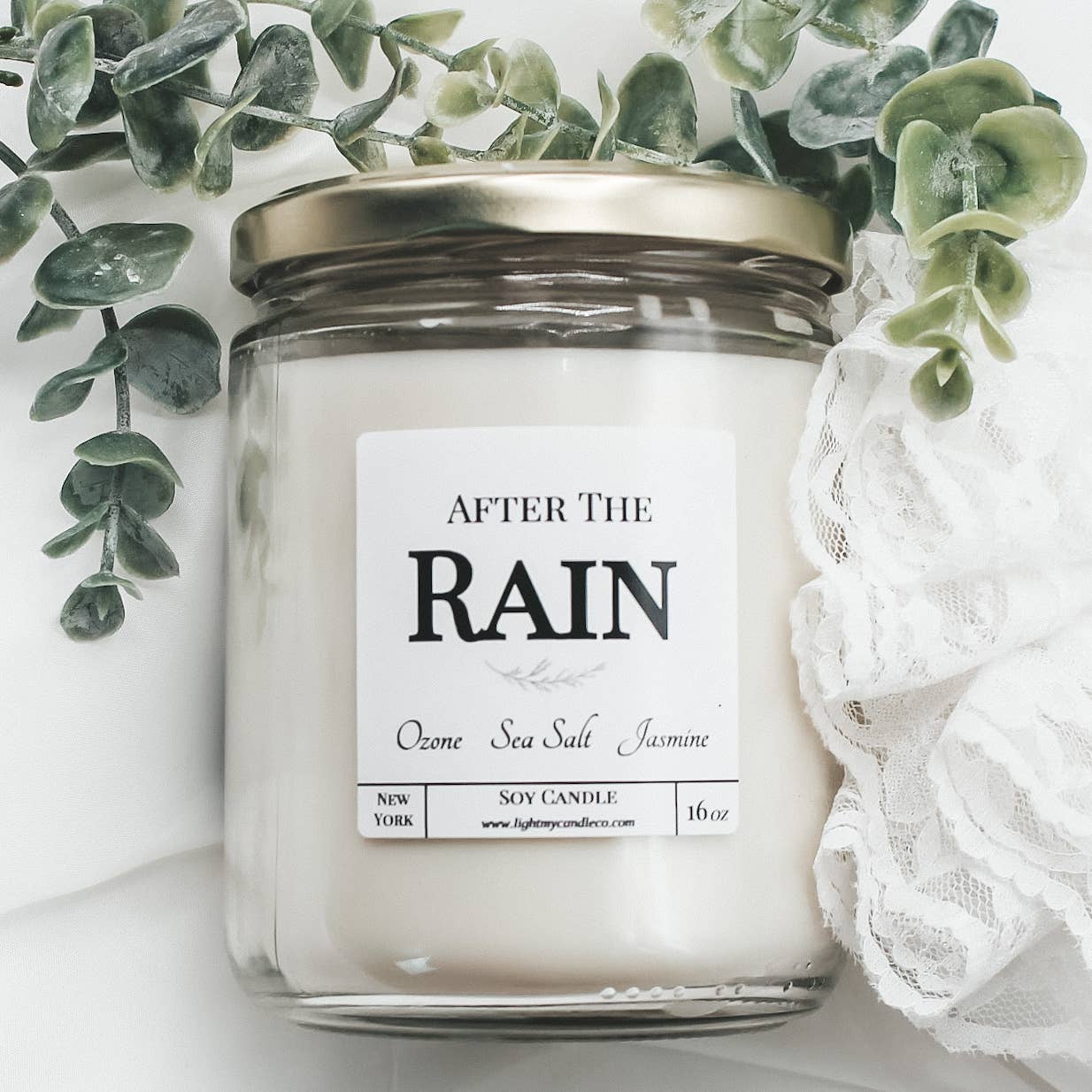 Light My Candle Co - Wholesale Jar/Filled Candle - "After The Rain" - Bridgerton Inspired Candle