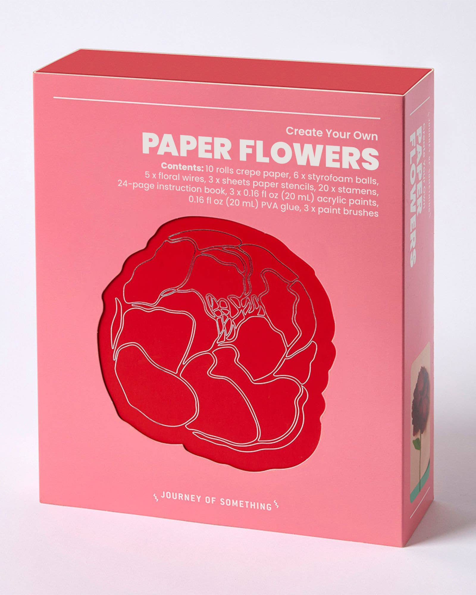 Journey of Something USA - Wholesale DIY Craft Kit - Paper Flower Making Craft - DIY Adult Craft Kit0