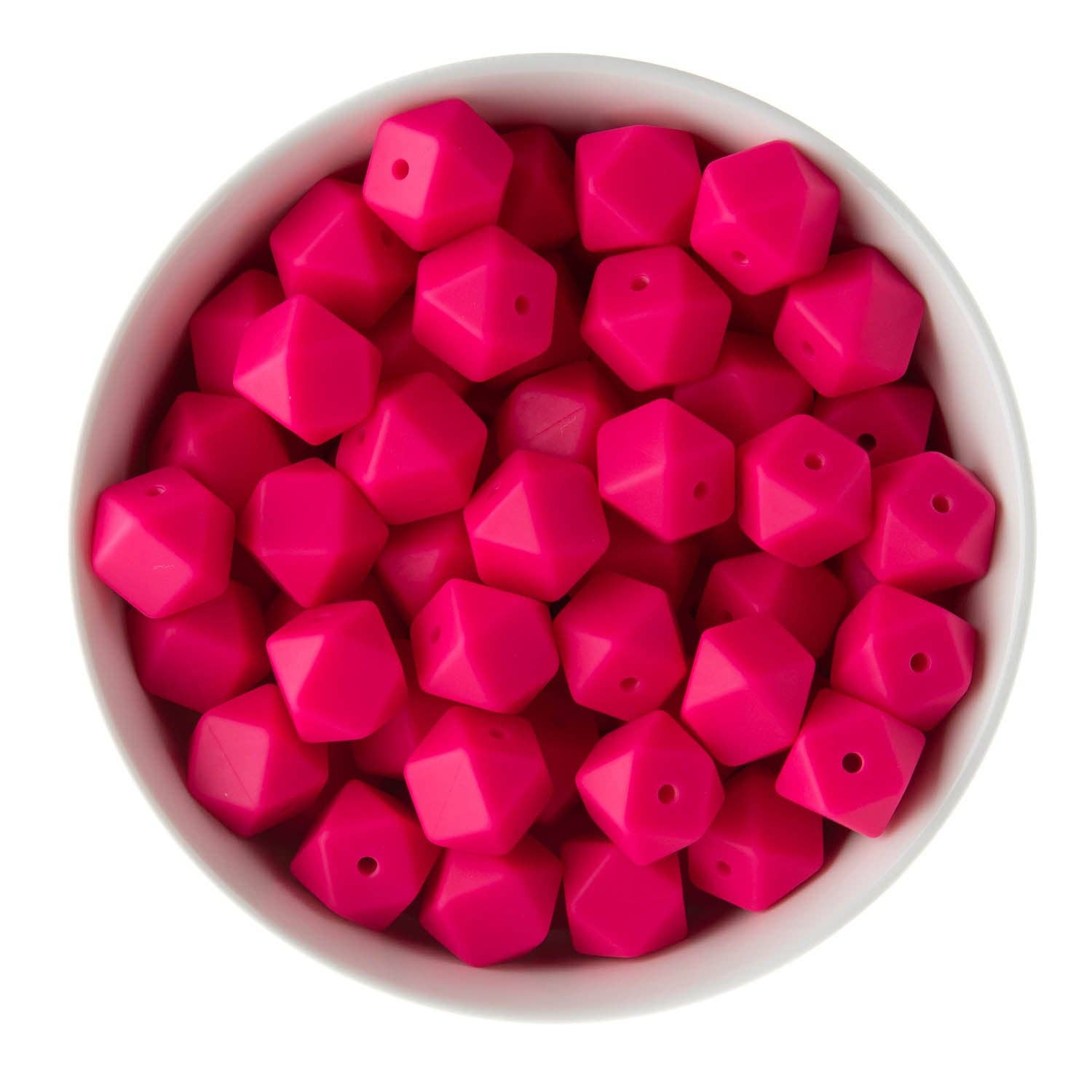 Cara & Co Silicone Craft Supply – wholesale Beads – 14mm Hexagon Silicone Beads37