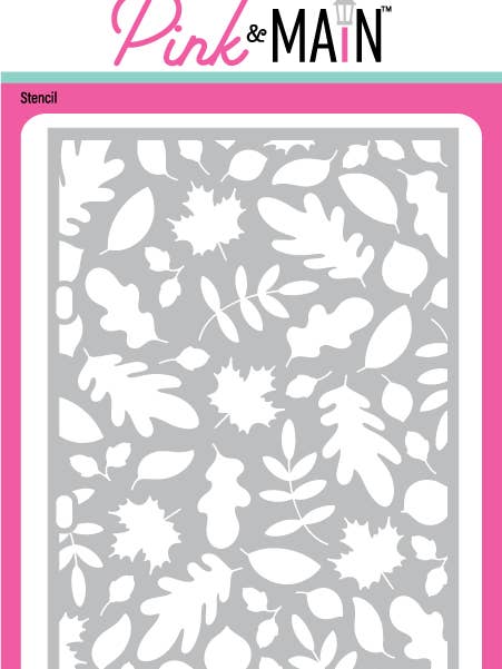Autumn Leaves Stencil for wholesale by Pink and Main