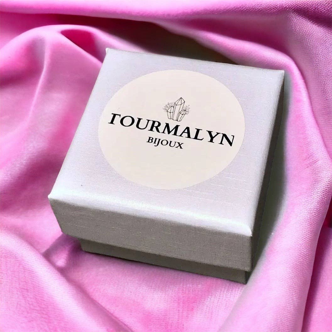 TOURMALYN – wholesale Cocktail/statement ring – “LOUXOR” adaptable pink stone stainless steel ring6