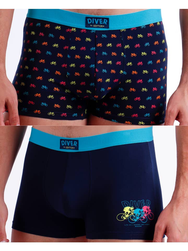 FANTASY PACK DIVER Biker Briefs/Boxers for Men, (Box of 2 units) for wholesale on Faire