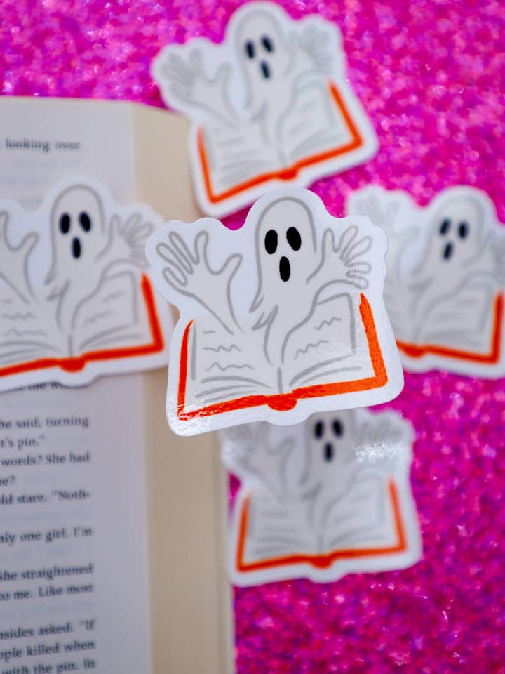 Haunted Reads Sticker for wholesale by Furever Booked