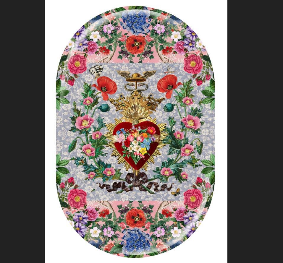 Mouchkine Jewelry - Vendita all'ingrosso Vassoi decorativi - Exvoto piatto ovale 44x28cm4