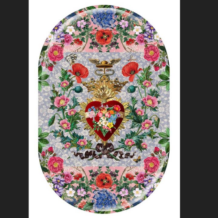 Mouchkine Jewelry - Vendita all'ingrosso Vassoi decorativi - Exvoto piatto ovale 44x28cm4