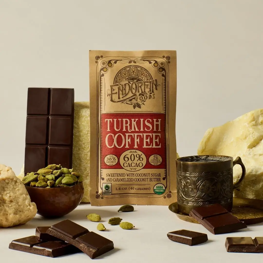 Endorfin Foods - Wholesale Chocolate Bar - Turkish Coffee • Dark Chocolate Bar • 60% Cacao2
