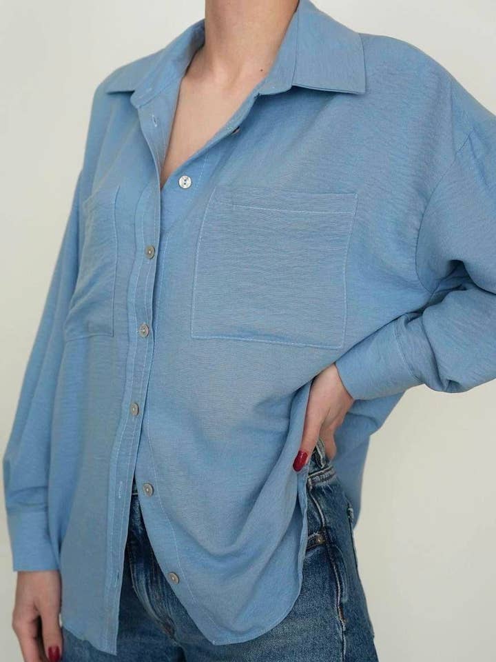 Oversized Utility Shirts for wholesale by Anaz