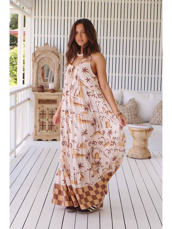 Jaase - Wholesale Dress - Women's - BORA BORA PRINT ERRYN MAXI3