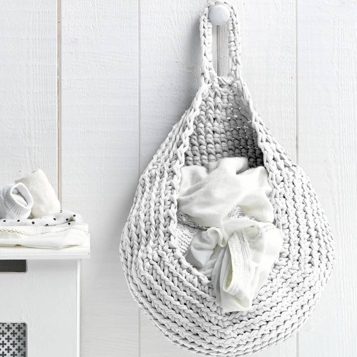 DIY Crochet Kit Storage Bag Off-White for wholesale by Hoooked Yarns