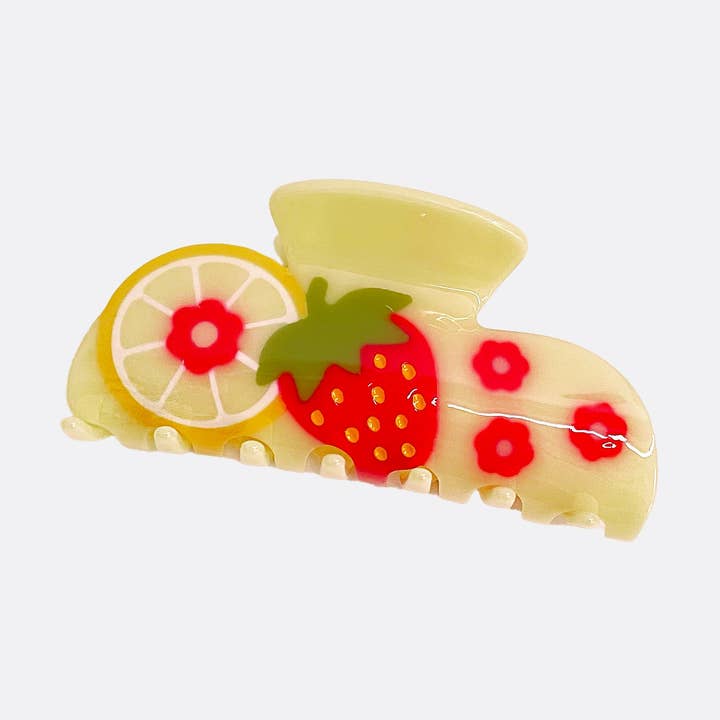 Lemonade Hair Claw for wholesale by Have A Nice Day