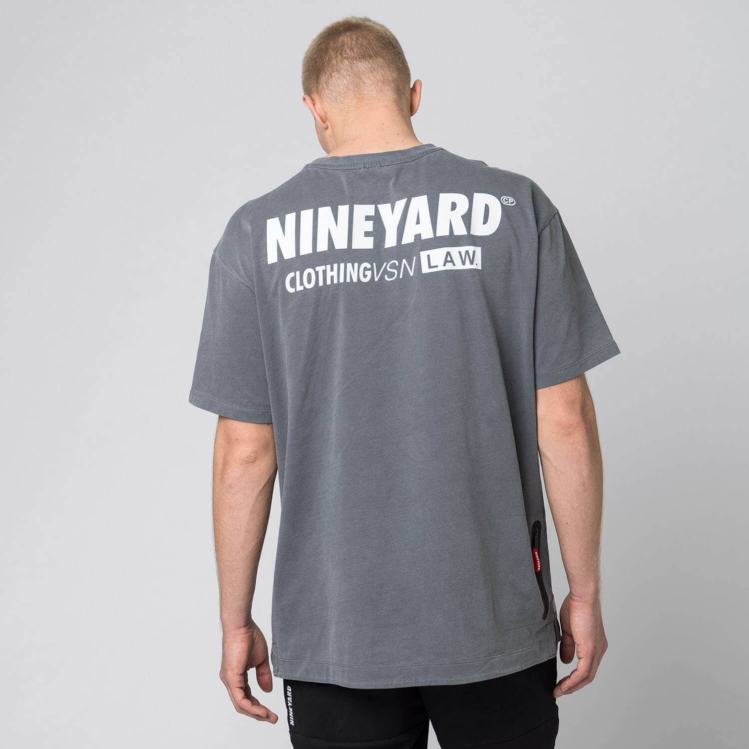 used dark grey CORE. oversize back pocket t-shirt for wholesale on Faire4