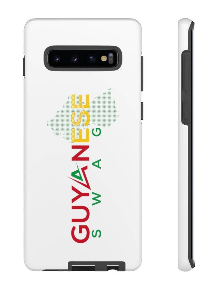 Guyanese Swag Guyana Karte Telefon Tough Cases (weiß) für den Großhandel von Guyanese Swag