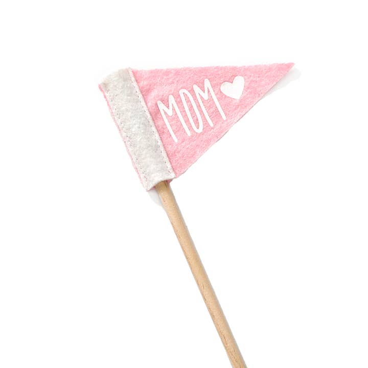 Pennant For Your Thoughts - Wholesale Flag - Mother's Day Tiny Flag Pennant | Wool Blend, Handmade in USA14