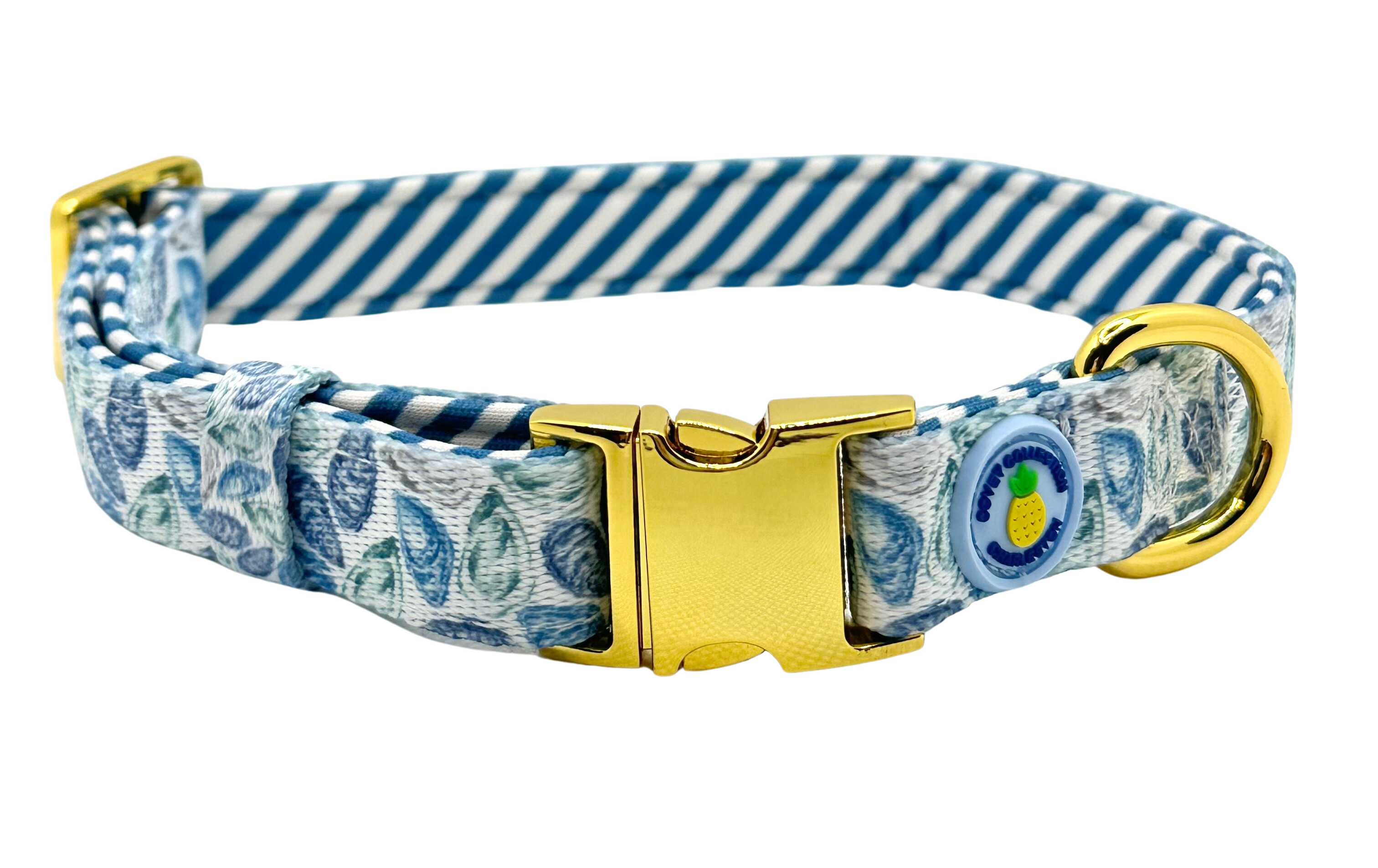 Covey Collection - Wholesale Pet Collar - Dog - Blue Oyster Dog Collar7