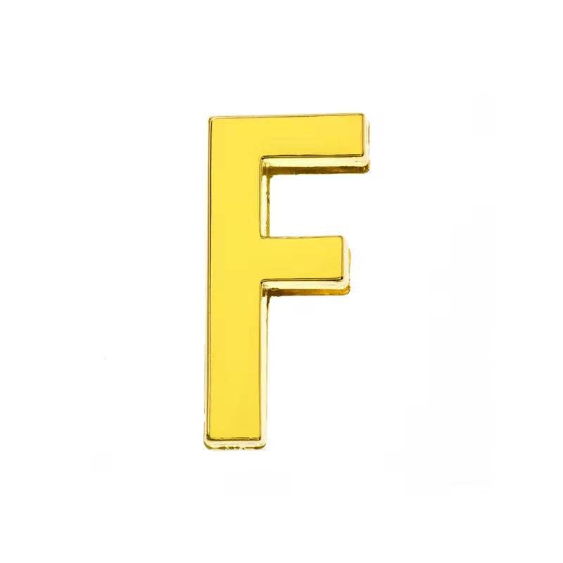 Deep South Originals Inc. - Wholesale Scarf Clip - Women's - Large Slide Letters - 14k Gold Plated Stainless Steel5