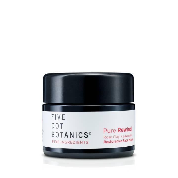 Pure Rewind Rose Clay + Lavender Restorative Mask for wholesale by Five Dot Botanics