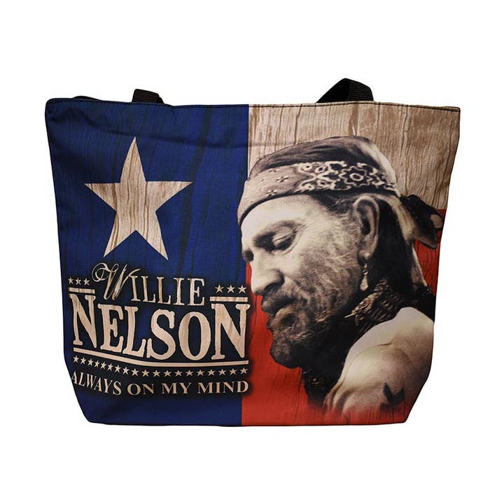 Willie Nelson Tote Bag - Always on My Mind for wholesale by MID-SOUTH PRODUCTS