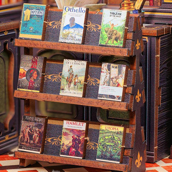 Hands Craft - Venta al por mayor Puzle - Niños - Kit de rincón para libros de bricolaje: Owl Bookstore7