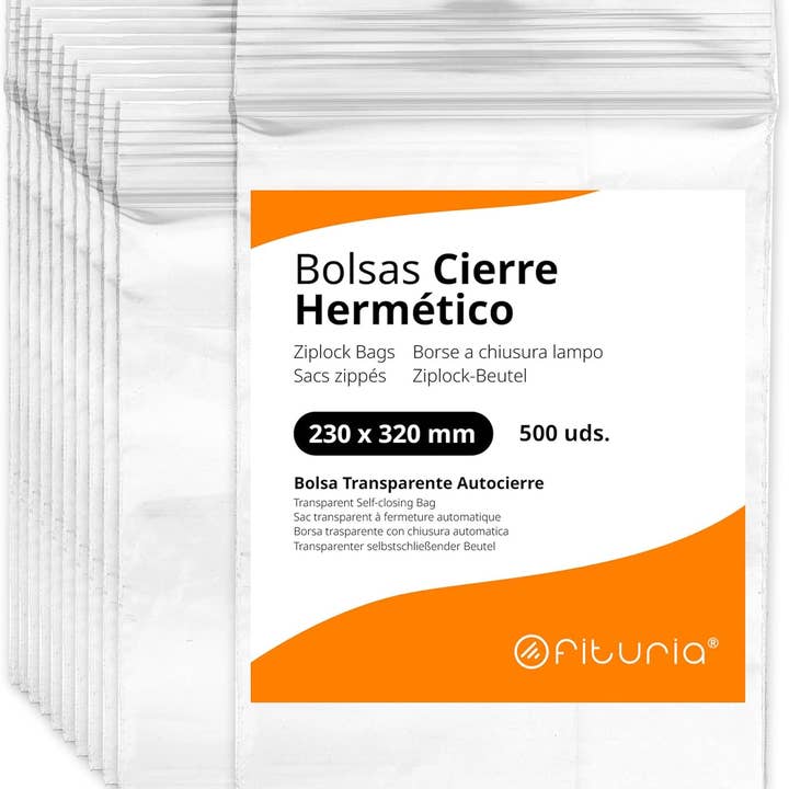 Transparent Multipurpose Airtight Bags - 1000 Units for wholesale by MEDEL OFFICE